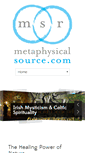 Mobile Screenshot of metaphysicalsource.com